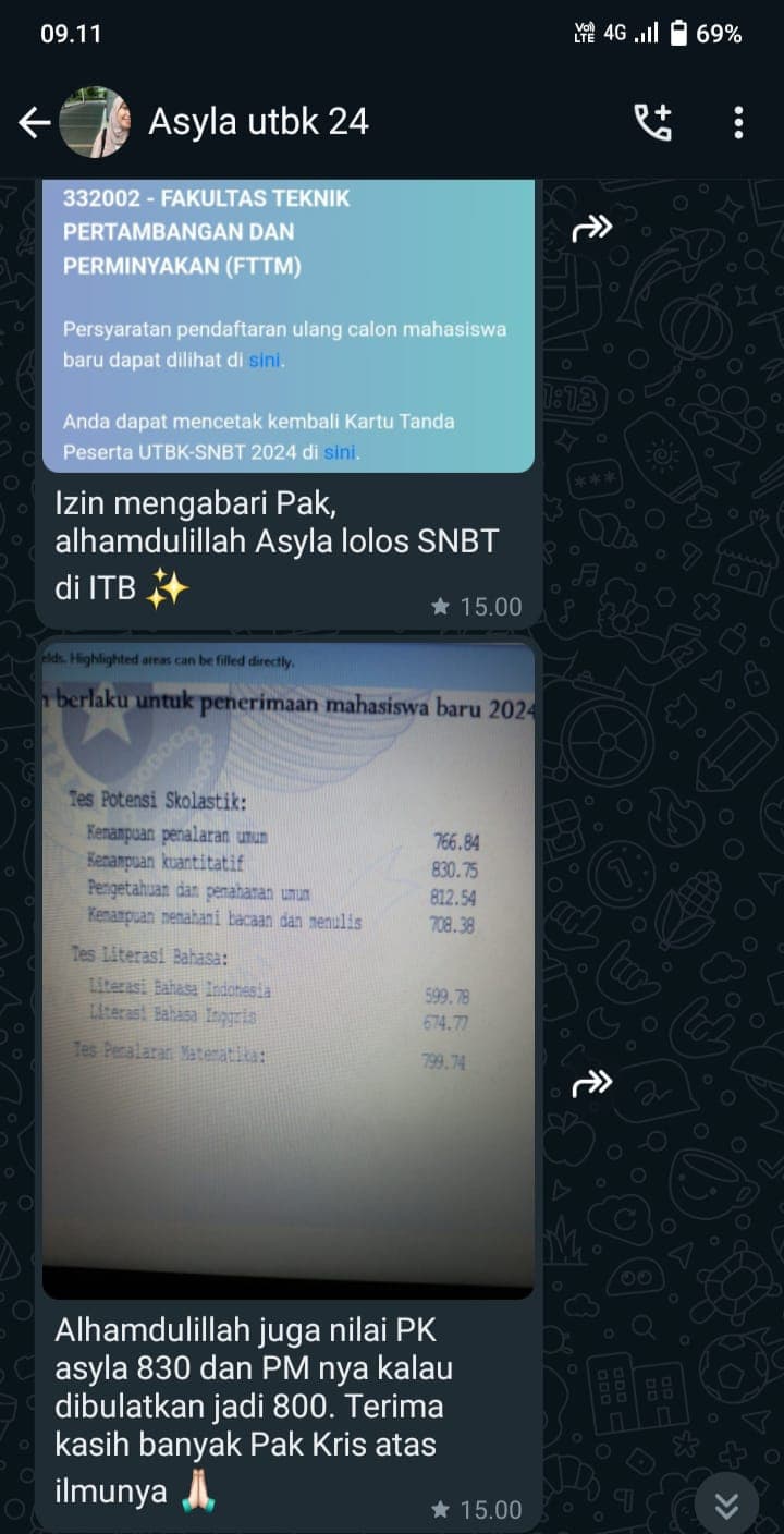 Beberapa Prestasi siswa 5