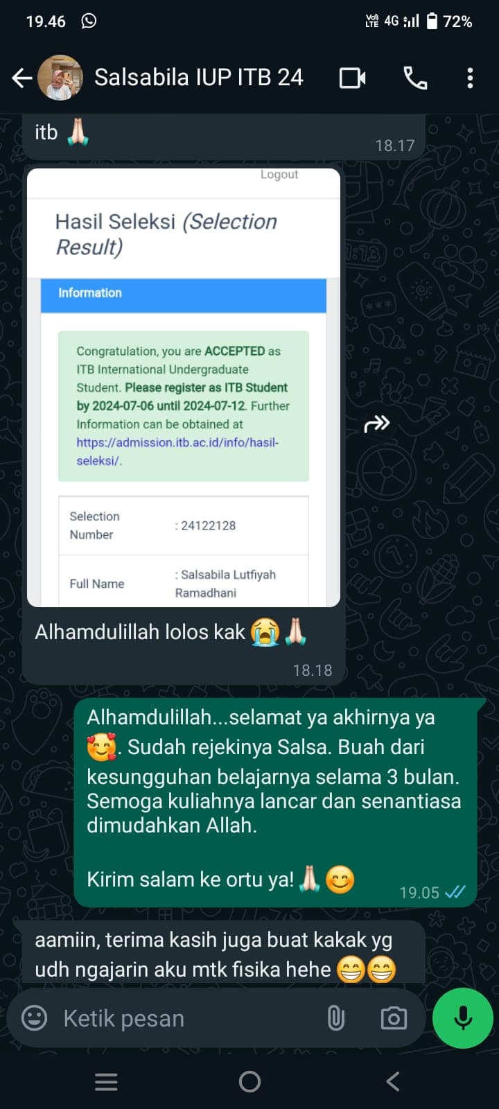 Beberapa Prestasi siswa 7